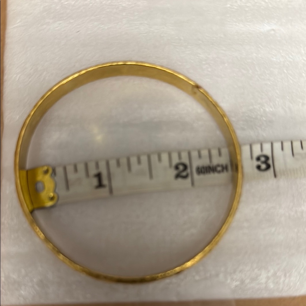 24k gold plated Gold Bangle Bracelet